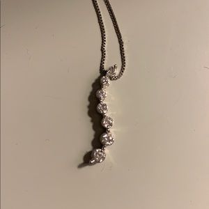 ‼️SOLD‼️ Infinity diamond and white gold necklace!